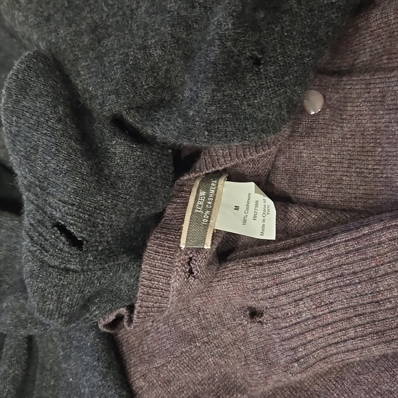 100% Cashmere Sweater Lot Pastel Pinks Crafting Cutter Upcycle Recycle Repurpose - Picture 7 of 15